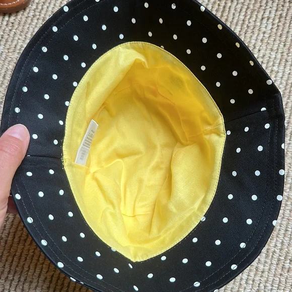 NWT Gymboree Splish-Splash Yellow and Black bee sun hat size 2T-3T - Picture 4 of 6